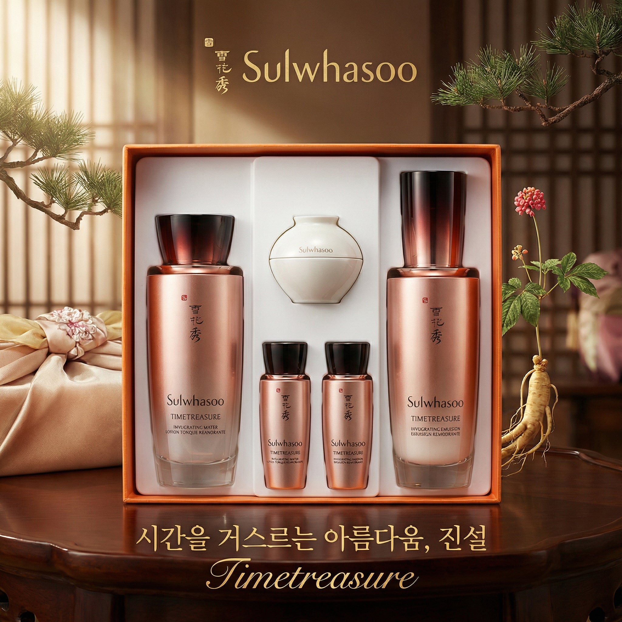 Sulwhasoo Timetreasure Daily Routine Set Anti-Aging K-Beauty