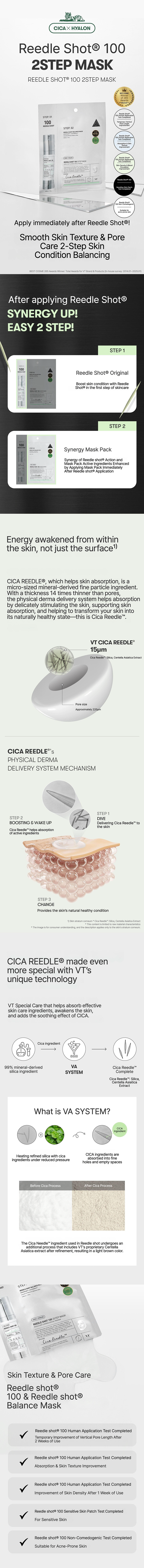 (EVENT) VT Reedle Shot 100 2 Step Mask 2+1