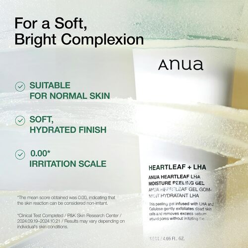 ANUA Heartleaf LHA Moisture Peeling Gel 120ml