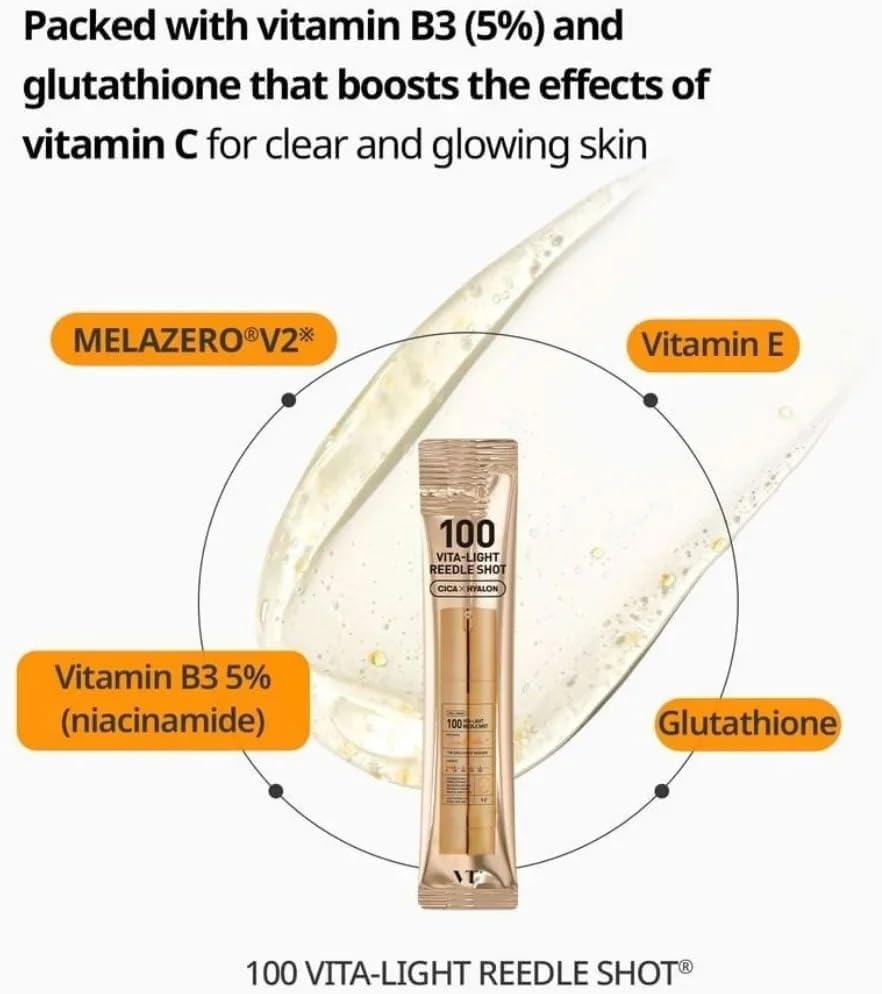 VT Vita Light Reedle Shot 100 Stick Pouch 2ml x 10EA