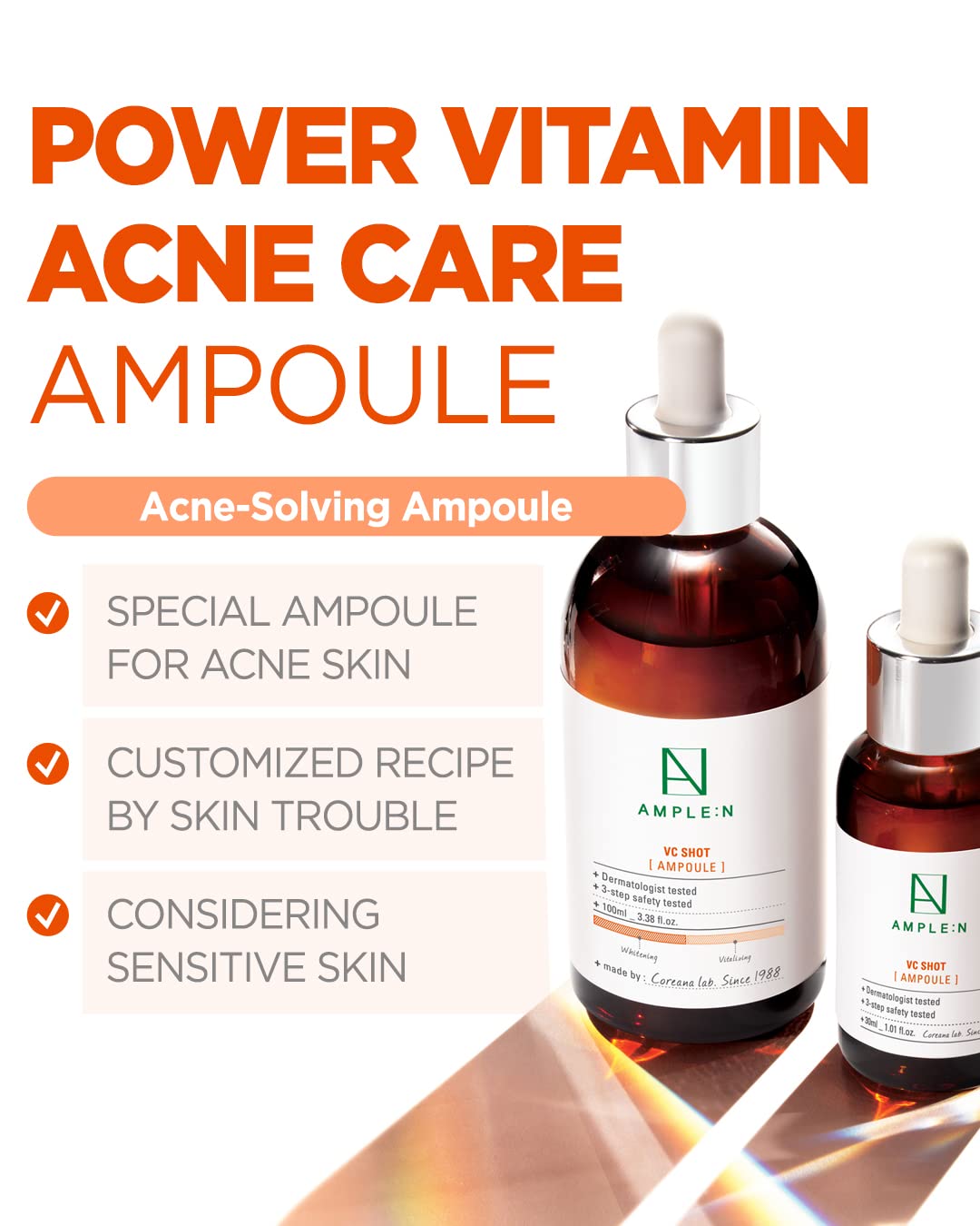 Coreana Ample:N VC - Shot Ampoule 100ml