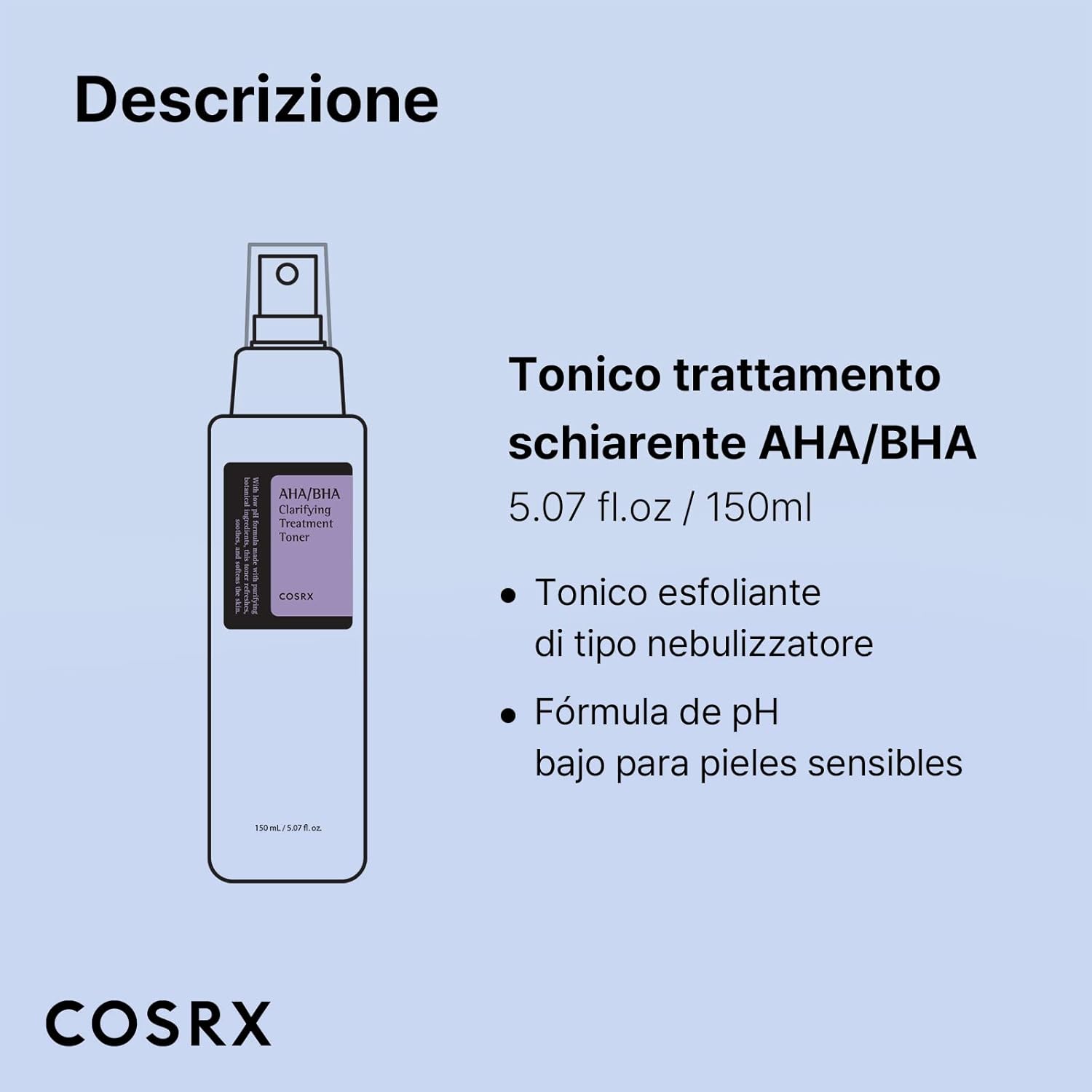 COSRX AHA/BHA Clarifying Treatment Toner 150ml