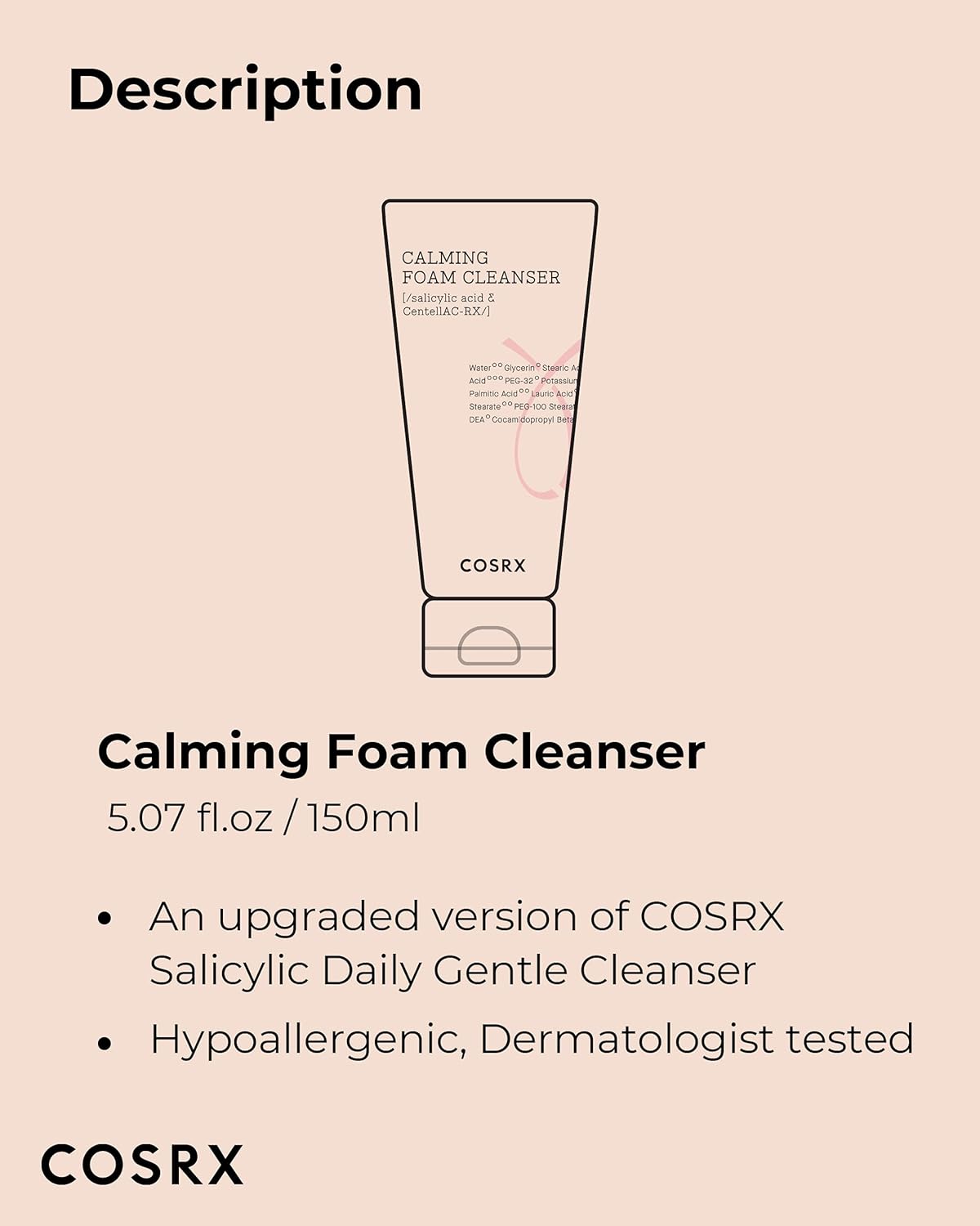 COSRX AC Collection Calming Foam Cleanser 150ml
