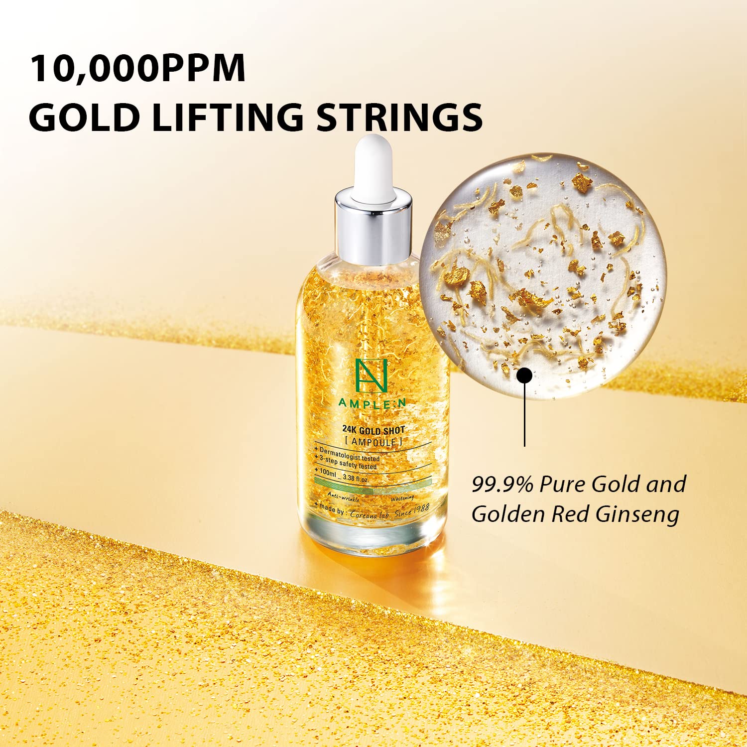 Coreana Ample:N 24K GOLD Shot Ampoule 100ml