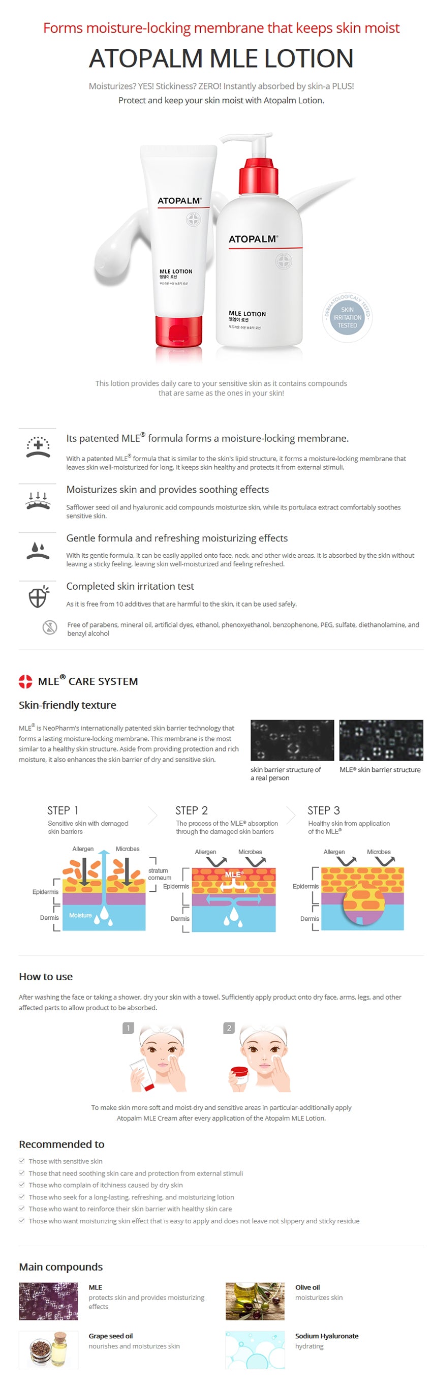 ATOPALM MLE Lotion 200ml