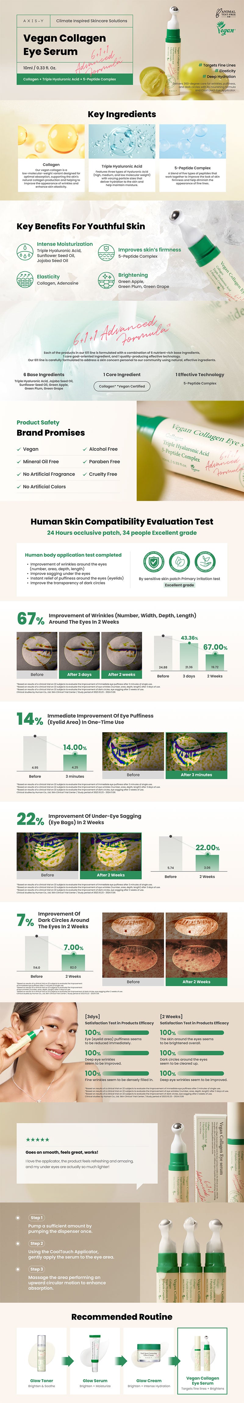 AXIS Y Vegan Collagen Eye Serum 10ml