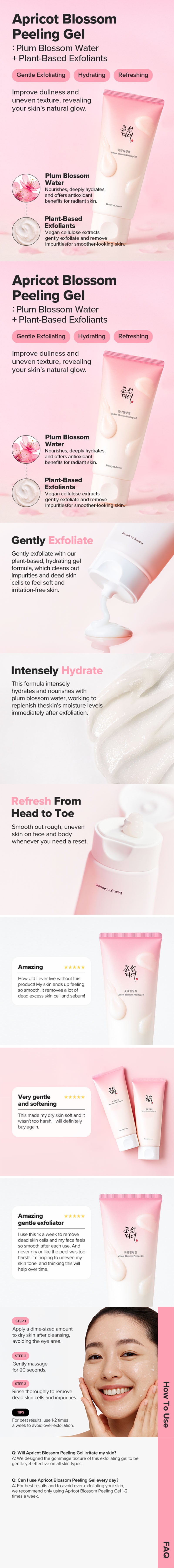 Beauty Of Joseon Apricot Blossom Peeling Gel 100ml