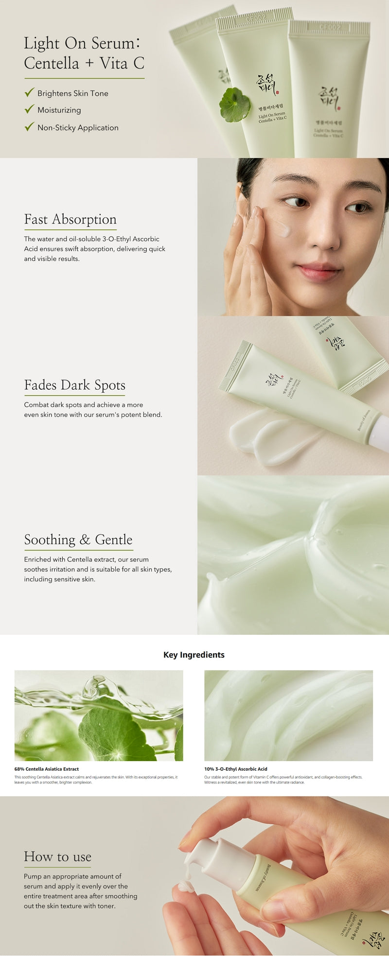 Beauty Of Joseon Light On Serum Centella + Vita C 30ml