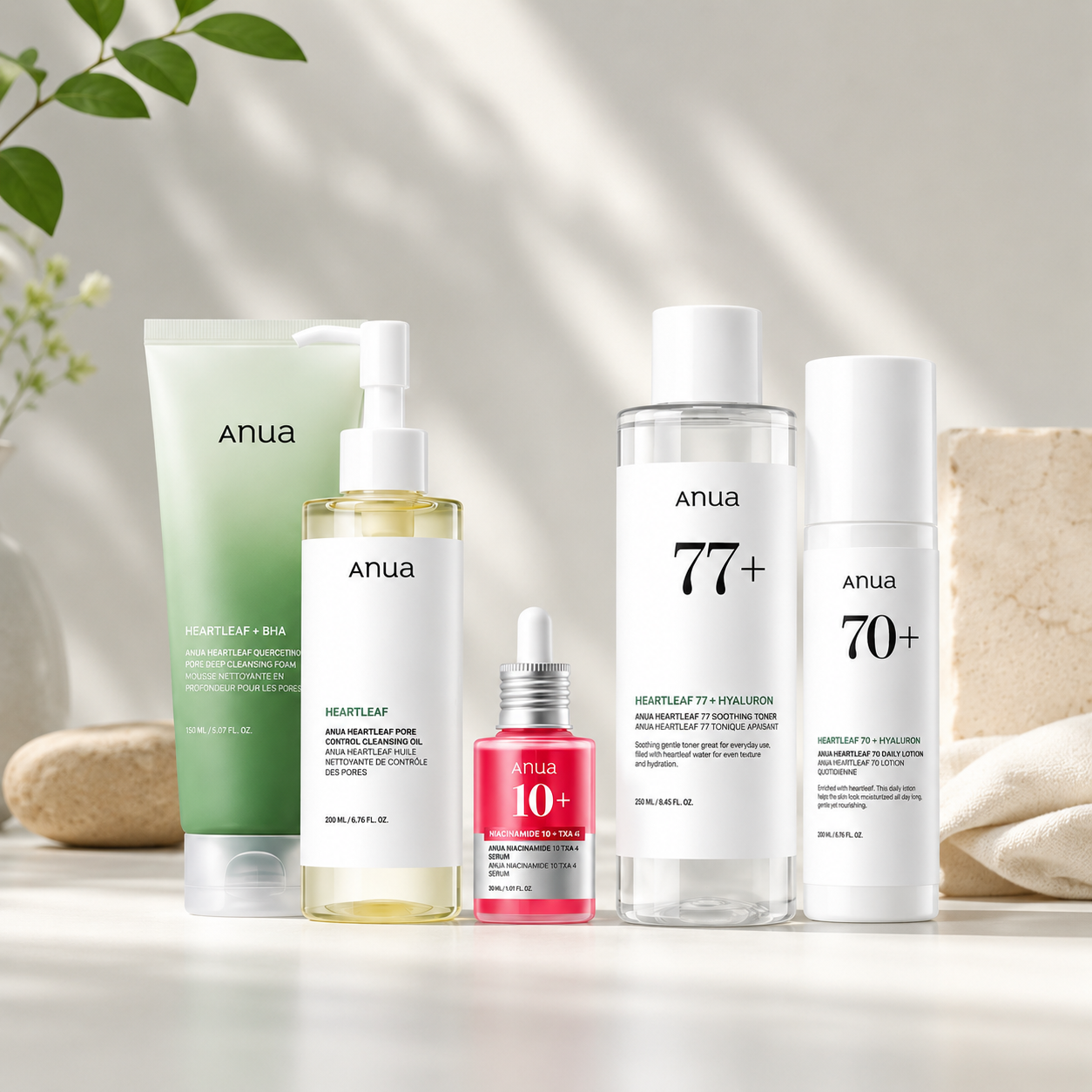 ANUA Set (5-step Korean Skincare)