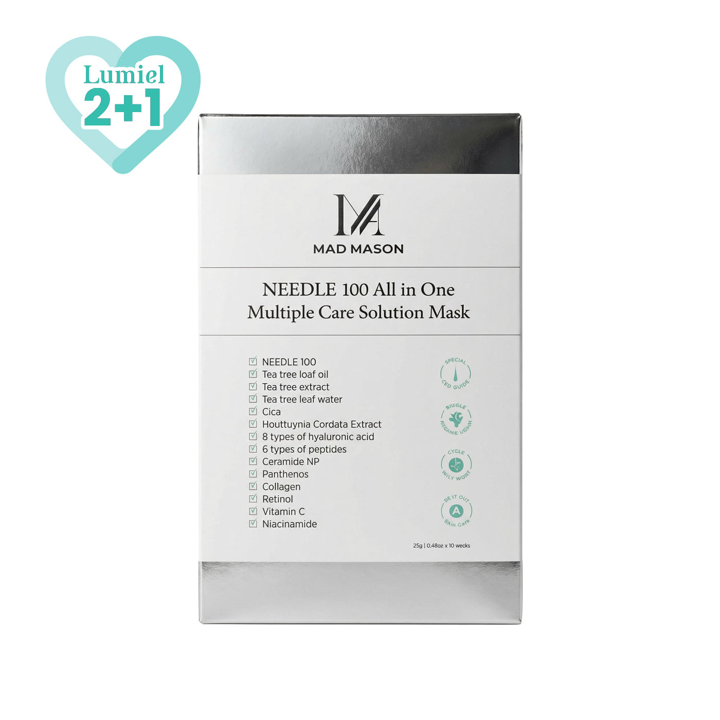 EVENT MadMason Needle 100 All in One Multiple Care Mask Pack 10ea 2 pl ...