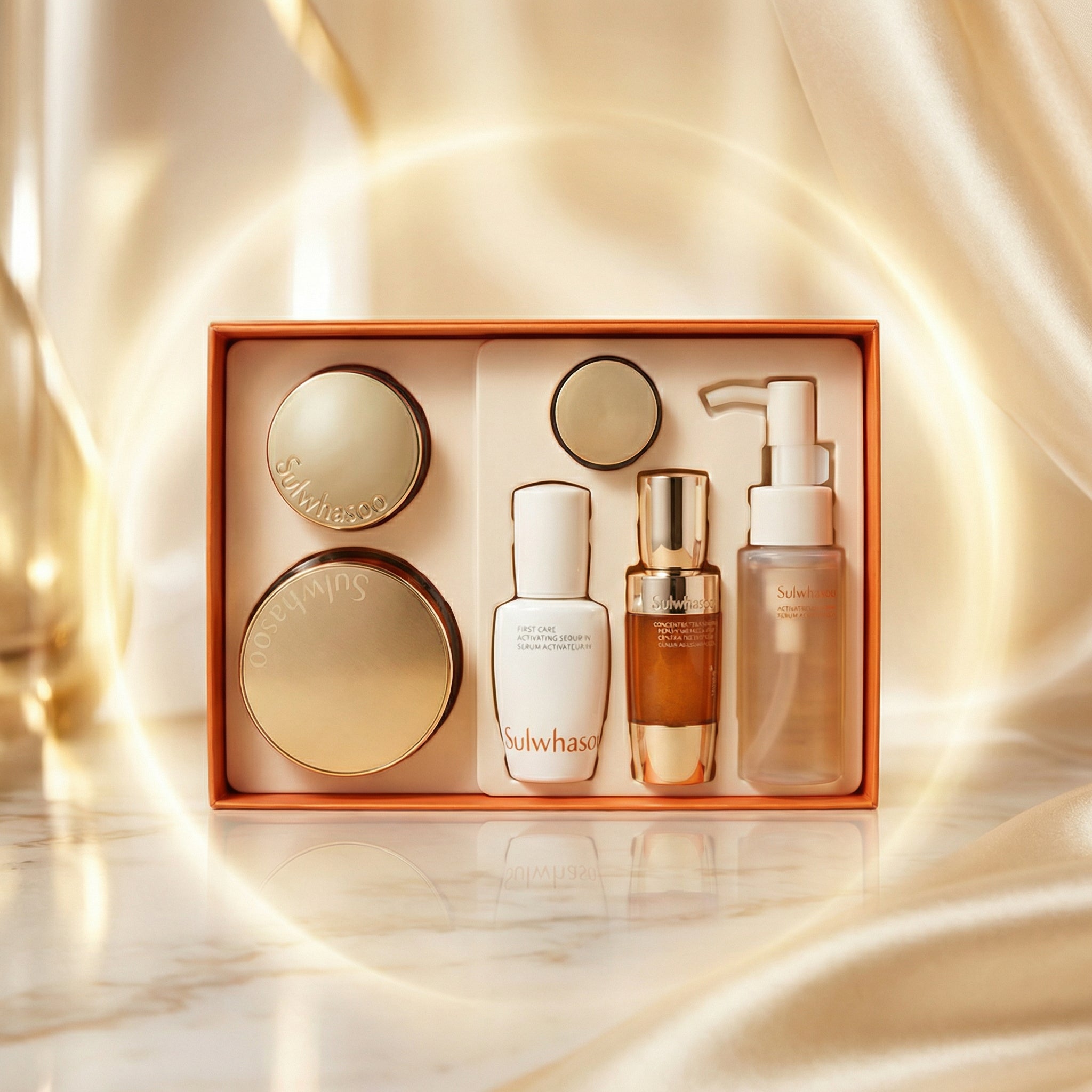 Sulwhasoo Concetrated Ginseng Rejuvenating Cream Perfecting Rich Set (6 Items)