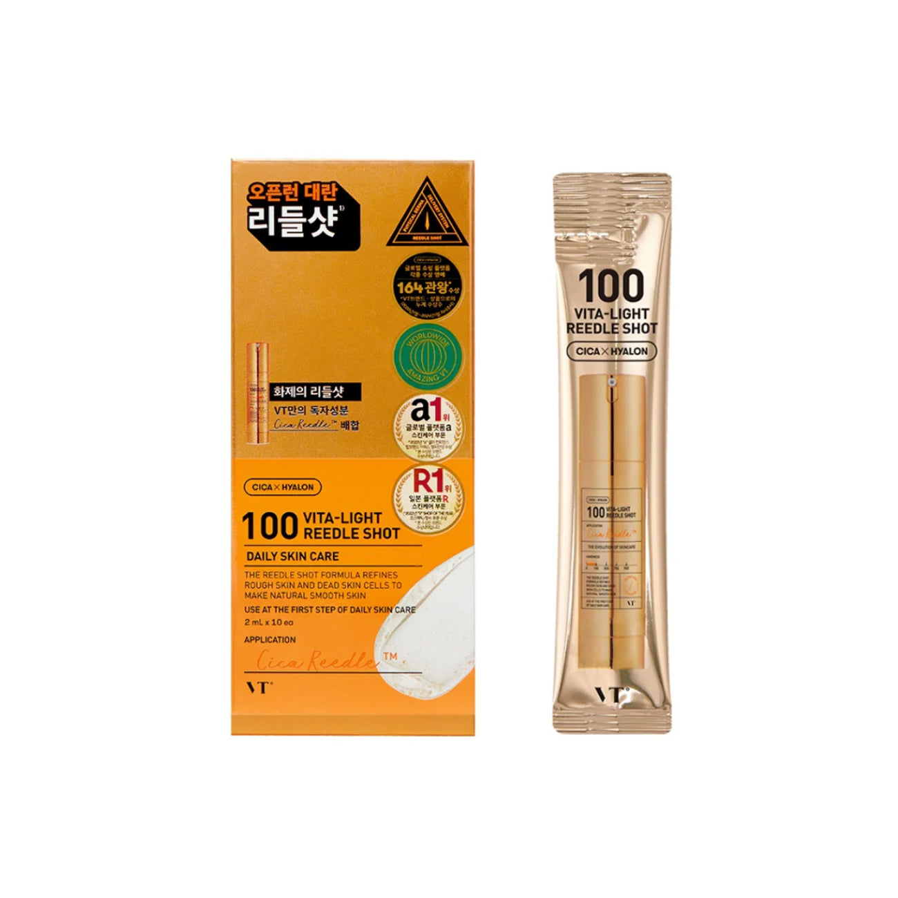 VT Vita Light Reedle Shot 100 Stick Pouch 2ml x 10EA