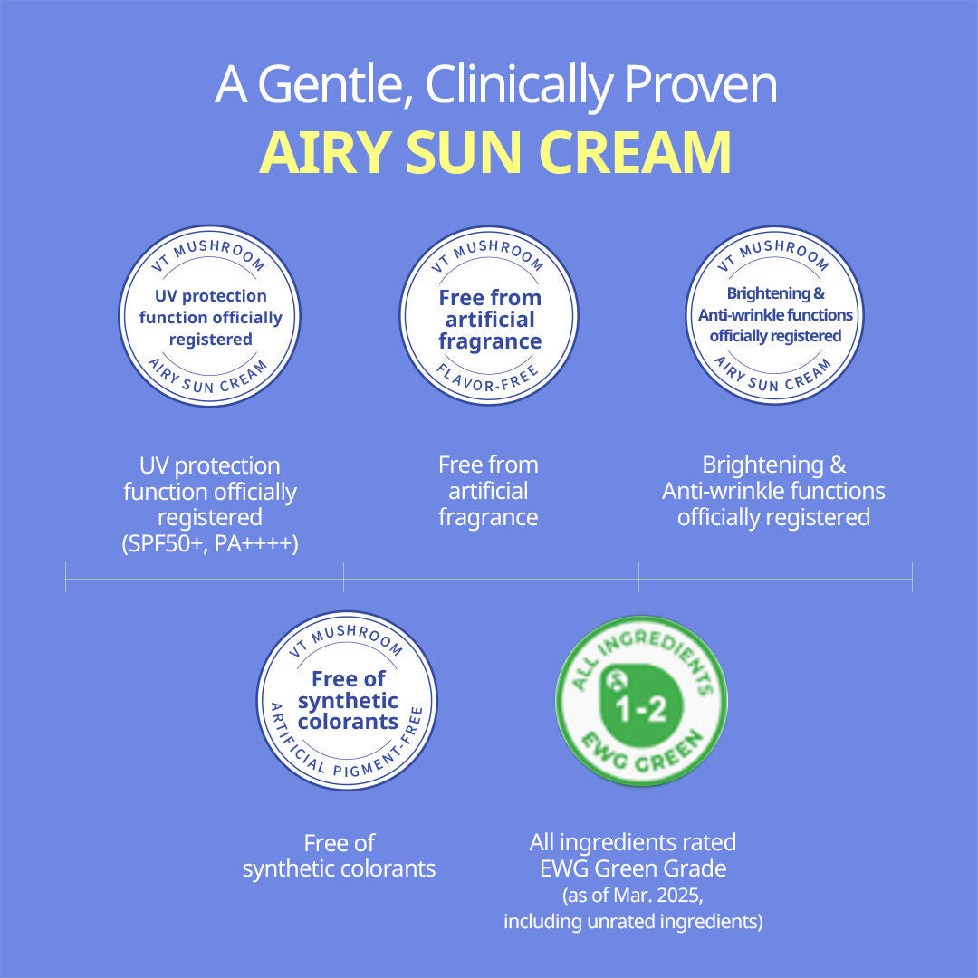 VT Airy Sun Cream 50ml aus