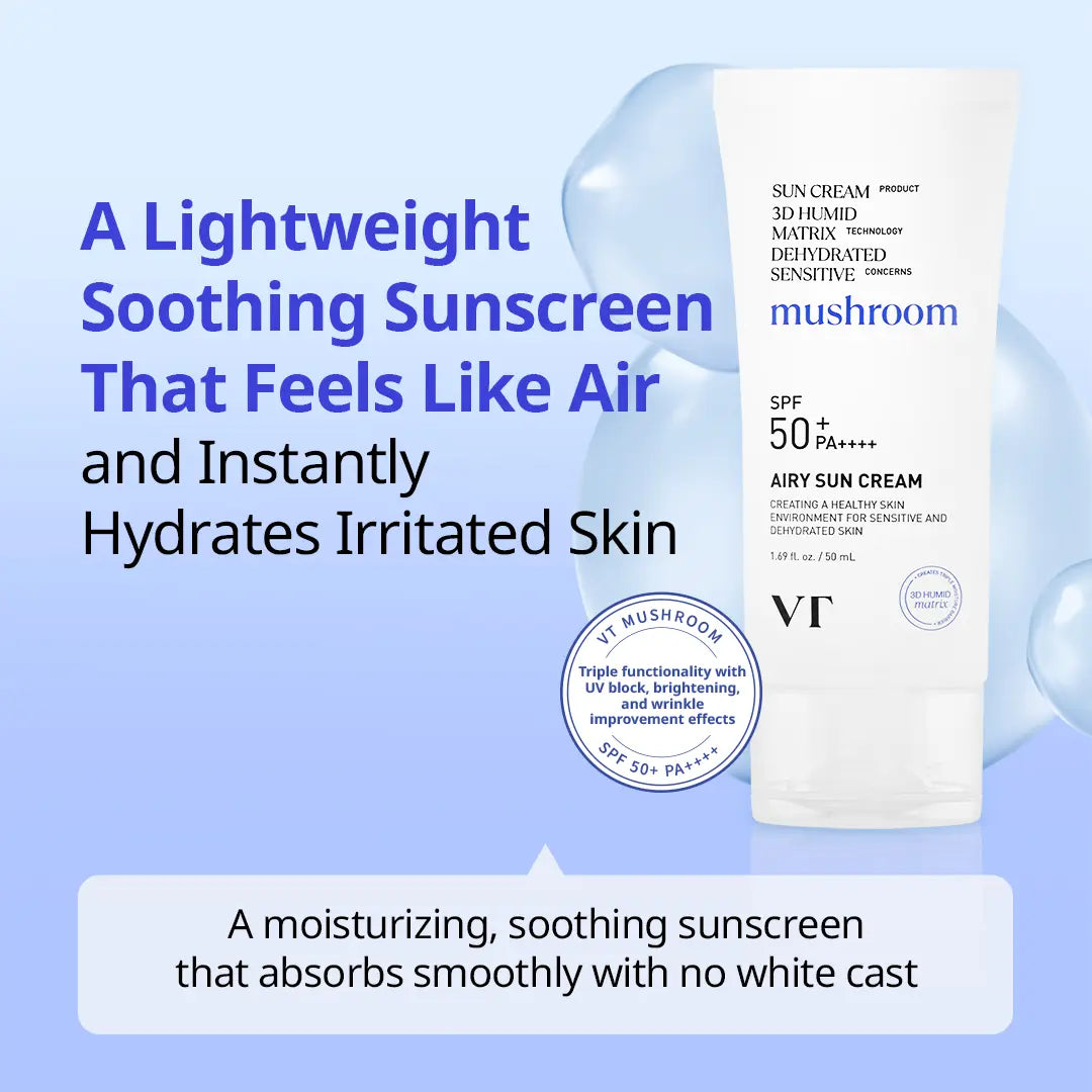 VT Airy Sun Cream 50ml k beauty