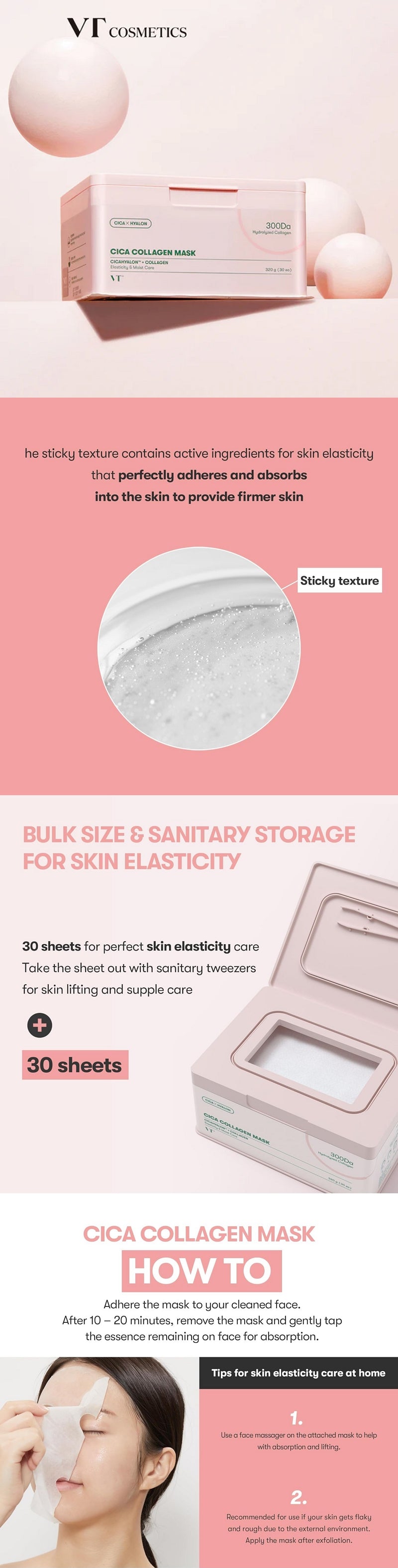 VT Cica Collagen Mask 30EA