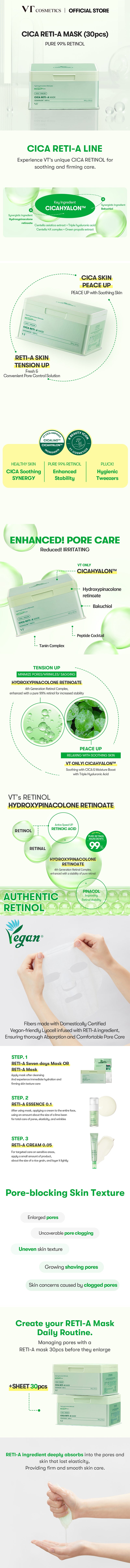 VT Cica Reti-A Mask 30EA