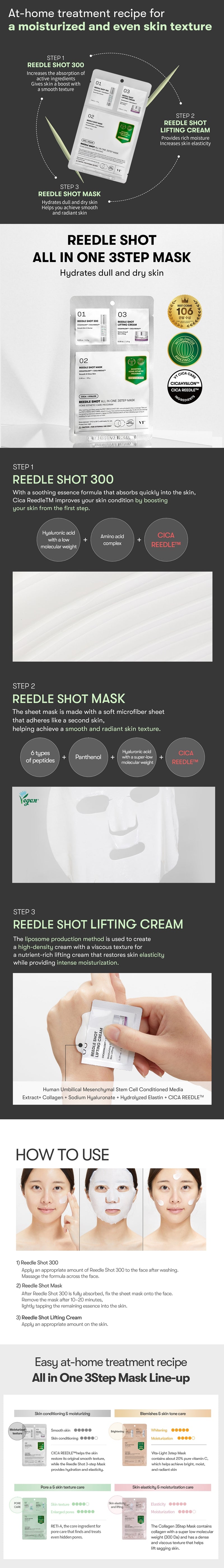 VT Reedle Shot All in One 3 Step Mask