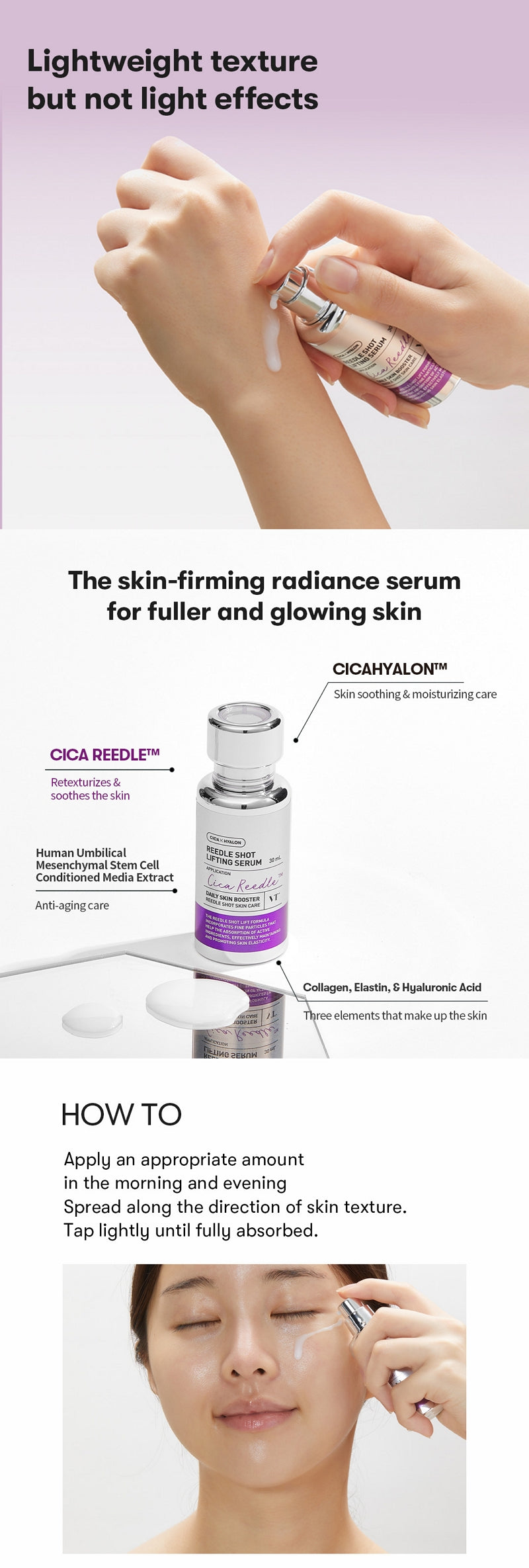 VT Reedle Shot Lifting Serum 30ml