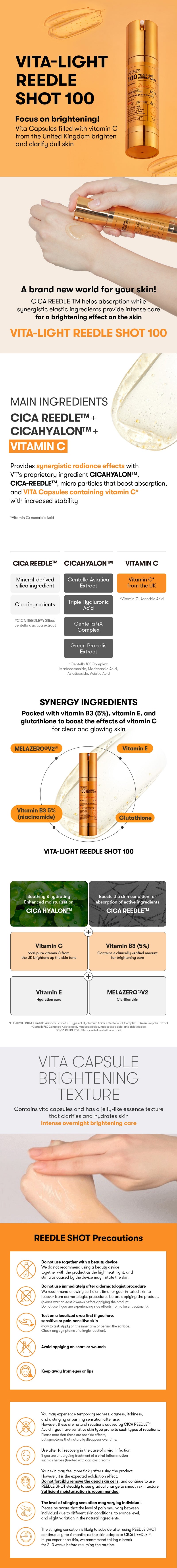 VT Vita Light Reedle Shot 100 50ml