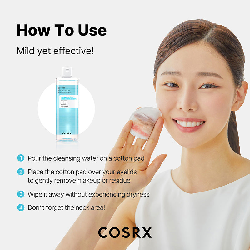 COSRX Low pH Niacinamide Micellar Cleansing Water 400ml